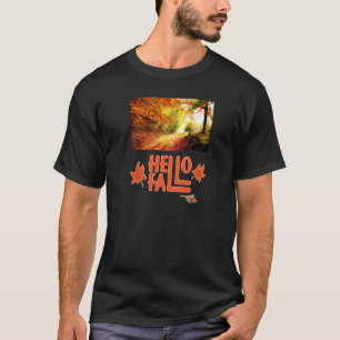 Camiseta Pumpkin Spice Autumn Queda Café Gnomo Pickup Truqu