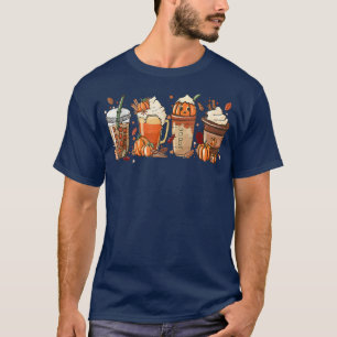 Camiseta Pumpkin Spice Coffee Latte Fall Autumn Season Hell