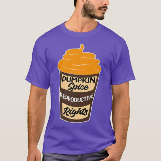 Camiseta Pumpkin Spice Direitos Reprodutivos Mulheres Arma 