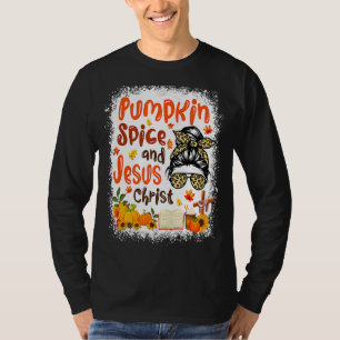 Camiseta Pumpkin Spice E Jesus Cristo Caiu Café