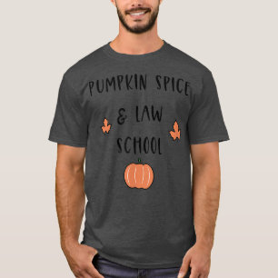 Camiseta Pumpkin Spice e o futuro advogado da Faculdade de