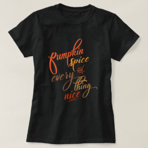 Camiseta Pumpkin Spice e tudo de bom