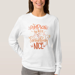 Camiseta Pumpkin Spice e tudo de bom