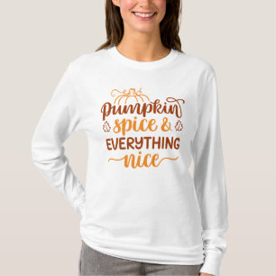 Camiseta Pumpkin Spice e tudo de bom