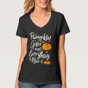 Camiseta Pumpkin Spice E Tudo O Que É Bonito Cai Víblias