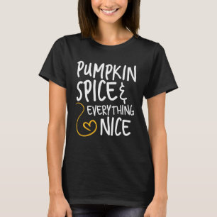 Camiseta Pumpkin Spice e tudo o que é bonito - outono de PS