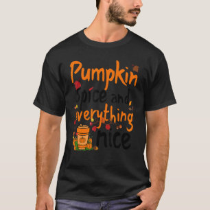 Camiseta Pumpkin Spice E Tudo O Que É Legal No Dia Das Brux