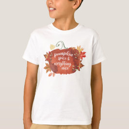 Camiseta Pumpkin Spice e tudo que é bom dia de graças