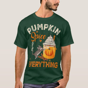 Camiseta Pumpkin Spice Everything Cat Lover Cute Autumn Fal