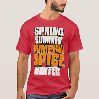 Camiseta Pumpkin Spice Fall Season Lovers 839