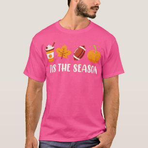 Camiseta Pumpkin Spice Football Tis The Season Fall Thankg