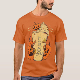 Camiseta Pumpkin Spice Lateral Queda Café Quente Calma Outo