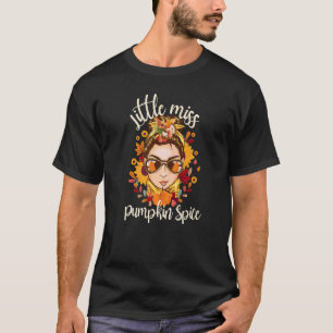 Camiseta Pumpkin Spice Latte Pequena Miss Pumpkin Spice