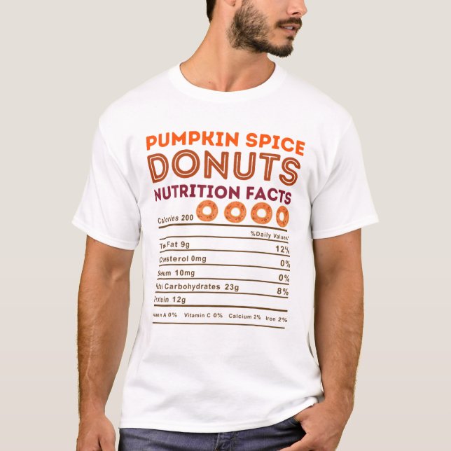 Camiseta Pumpkin Spice Lover Rosquinha Aloja Nutrição Comid (Frente)