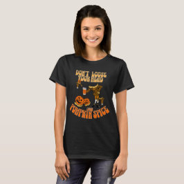 Camiseta Pumpkin Spice Não Perdeu Sua Cabeça Halloween