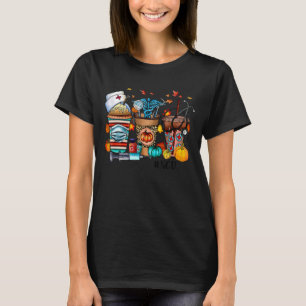 Camiseta Pumpkin Spice NCU Enfermeira Pumpkin Queda roupa