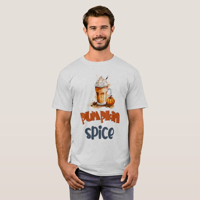Camiseta Pumpkin Spice: O Flavor da Queda - 'Esta é a estaç (Frente Completa)