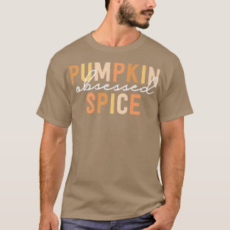 Camiseta Pumpkin Spice Obcecado Café PSL Vintage Ret