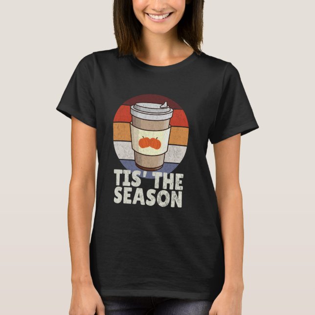 Camiseta Pumpkin Spice, outono Este É A Época (Frente)