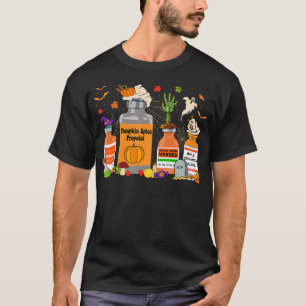 Camiseta Pumpkin Spice Propofol Ativan Vermelhidão Hallow