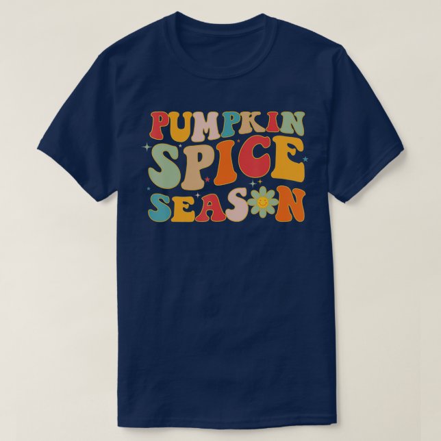 Camiseta Pumpkin Spice Season Encantada Autumn Fall Hall Ha (Frente do Design)