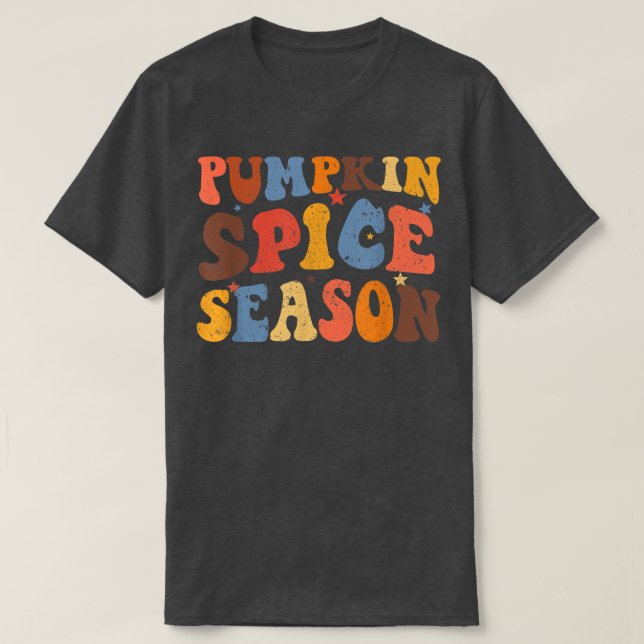 Camiseta Pumpkin Spice Season Encantada Autumn Fall Hall Ha (Frente do Design)