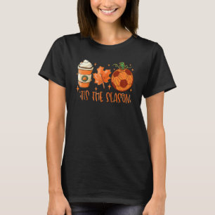 Camiseta Pumpkin Spice Soccer Ball Tis The Season Fall Thal