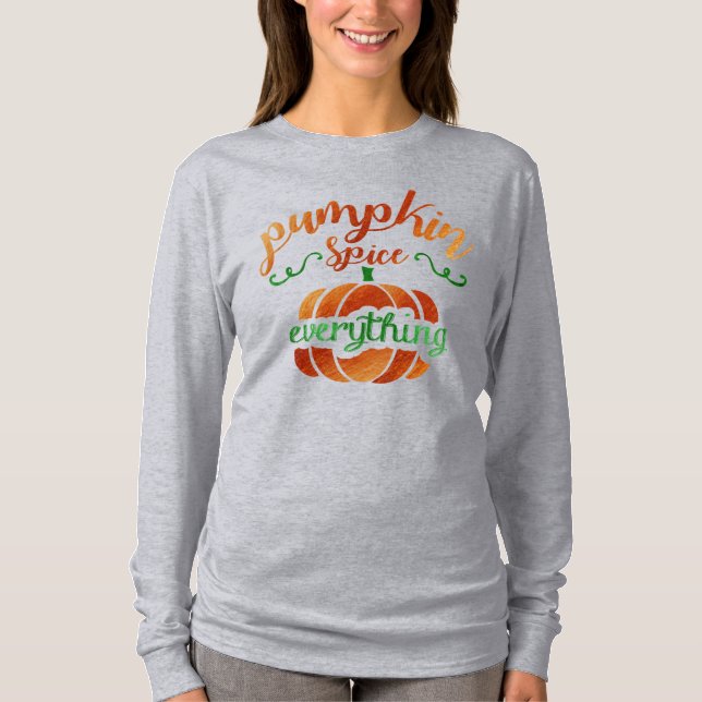 Camiseta Pumpkin Spice Tudo (Frente)