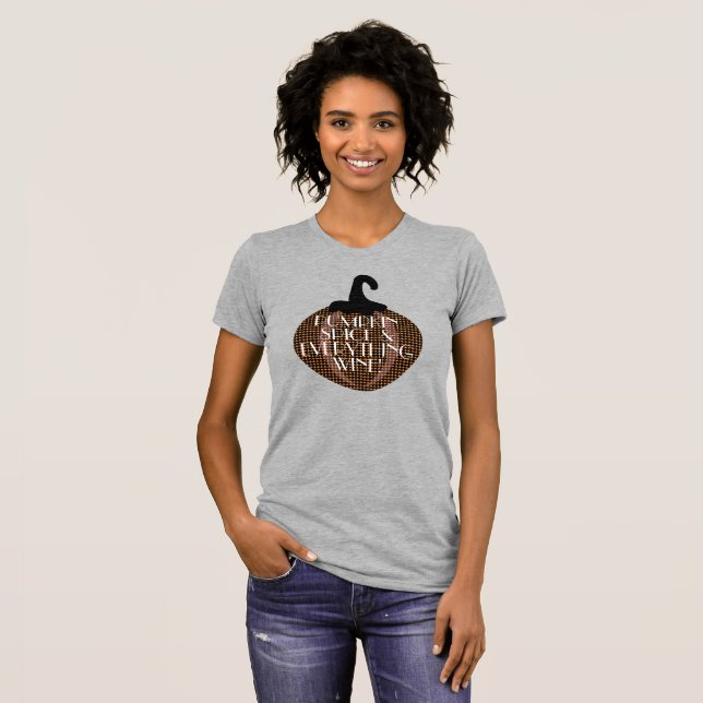 Camiseta Pumpkin Spice Tudo Festa de Vinho (Frente Completa)