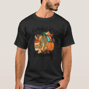 Camiseta Pumpkin Spice Tudo Latino Queda Café Quente Co
