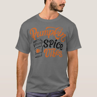 Camiseta Pumpkin Spice Vibes Cute Autumn Fall Yall Coffee L