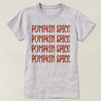 Camiseta Pumpkin Spice Words T-Shirt