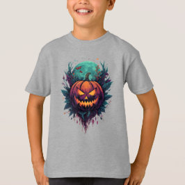 Camiseta Pumpkin Spooky Sob Lua Cheia