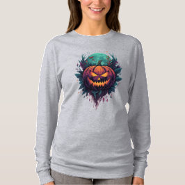 Camiseta Pumpkin Spooky Sob Lua Cheia