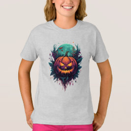Camiseta Pumpkin Spooky Sob Lua Cheia