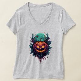 Camiseta Pumpkin Spooky Sob Lua Cheia