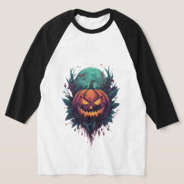 Camiseta Pumpkin Spooky Sob Lua Cheia