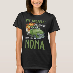 Camiseta Pumpkin Truck As Minhas Maiores Bênçãos Chamam-Me 