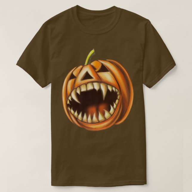 Camiseta Pumpkin Vampiro JackOLanterna (Frente do Design)