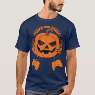 Camiseta Pumpkin Video Game Controller, um verdadeiro jogad