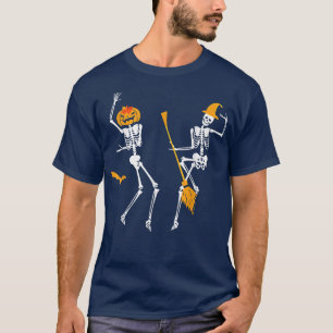 Camiseta Pumpkin Witold Dance of Death Macabre Skeleton
