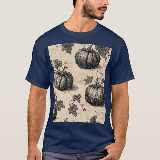 Camiseta Pumpkins Clássico do Halloween (Frente)