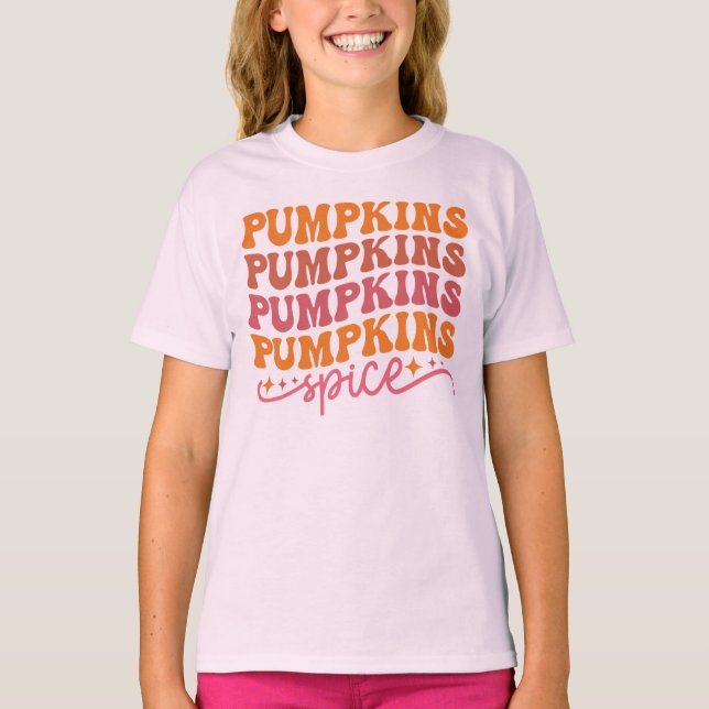 Camiseta Pumpkins Pumpkins Pumpkins Pumpkins Pumpkins Spice (Frente)