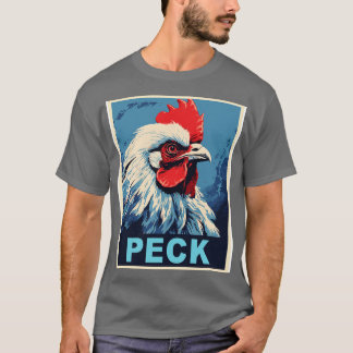 Camiseta Pun Chicken Oferece Homens Crianças Mulheres Memam