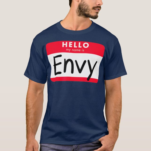 Camiseta Pun Couples Halloween Costume   Green With Envy (Frente)