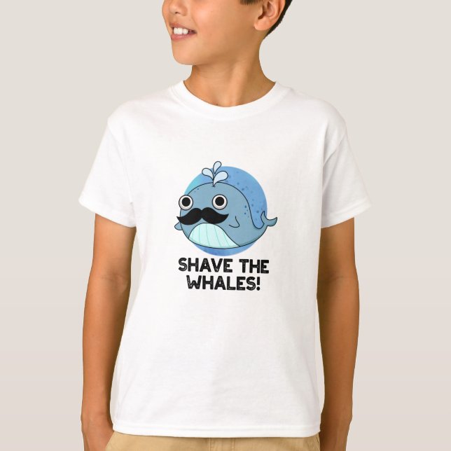 Camiseta Pun De Animais Engraçados Das Baleias (Frente)