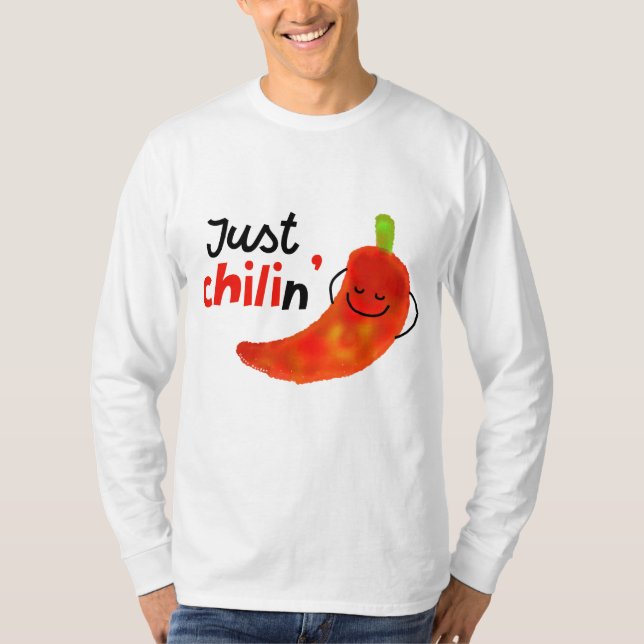 Camiseta Pun Pepper Positivo - Só Chilin (Frente)