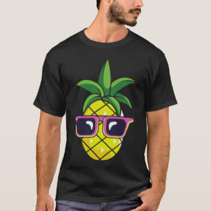 Camiseta Pun Shades Pineapple Tropical Frutas Óculos Solare