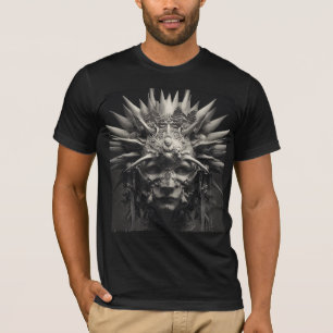 Camiseta Punch com Espinhos – Arte Gótica Refinada