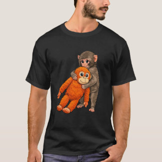 Camiseta Punch Monkey and Stuffed Animal Punch Fan Viral Vi